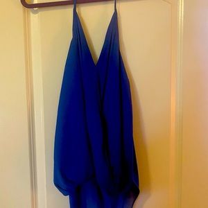 Naked Zebra bright navy blue, never worn, tags attached